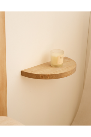 Semi-Circle Floating Bedside Tables (2) | Decowood Tokyo | Oroa.com