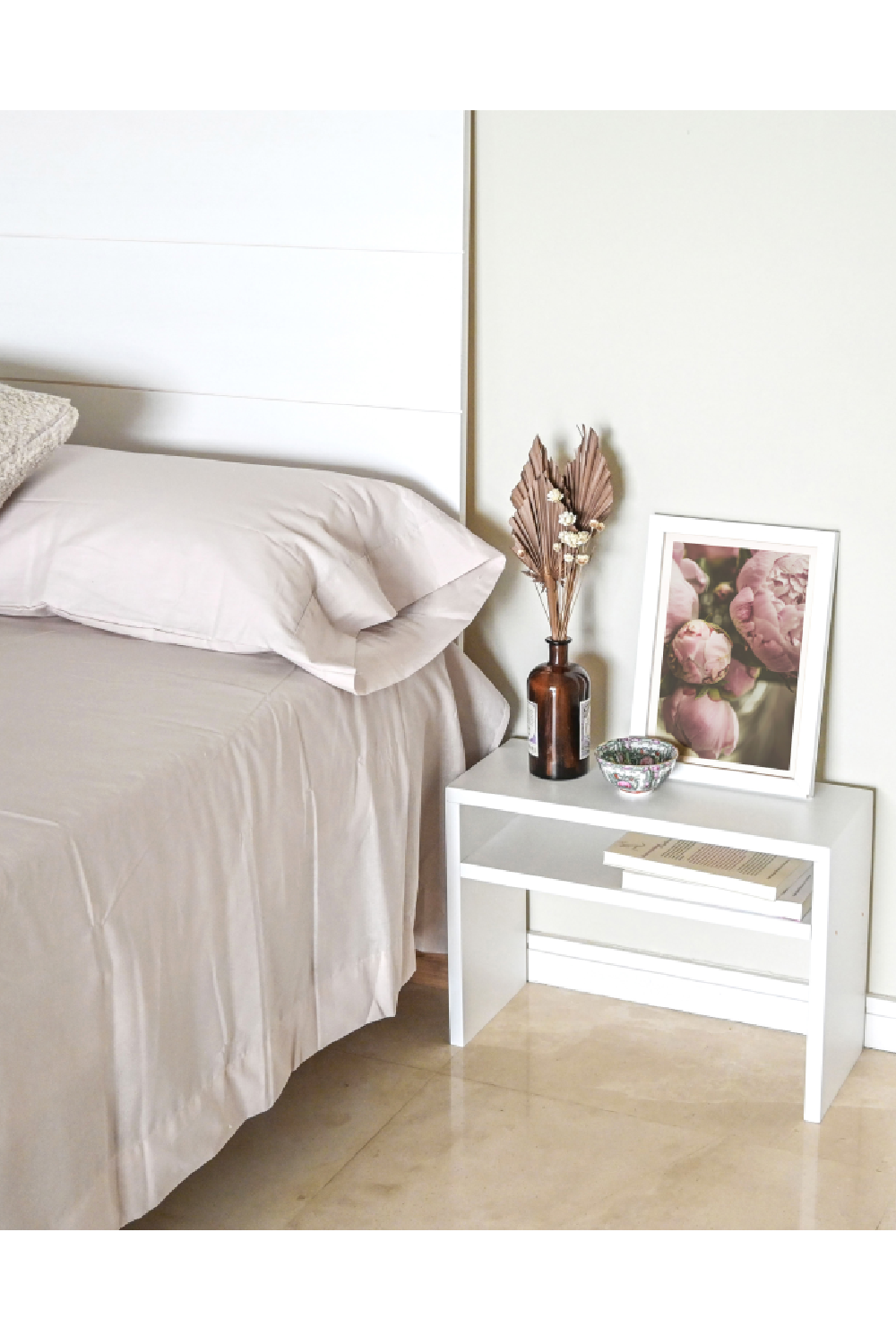 Undershelf Bedside Table Set (2) | Decowood Aura | Oroa.com