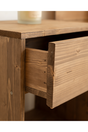 1-Drawer Wooden Bedside Tables (2) | Decowood Martina | Oroa.com