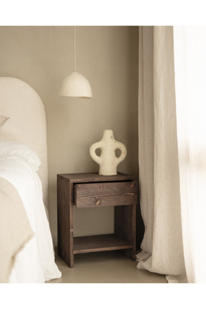1-Drawer Wooden Bedside Tables (2) | Decowood Martina | Oroa.com