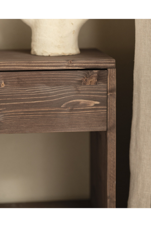 1-Drawer Wooden Bedside Tables (2) | Decowood Martina | Oroa.com