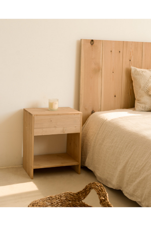 1-Drawer Wooden Bedside Tables (2) | Decowood Martina | Oroa.com