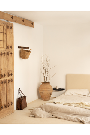 Semi-Circle Floating Bedside Tables (2) | Decowood Tokyo | Oroa.com