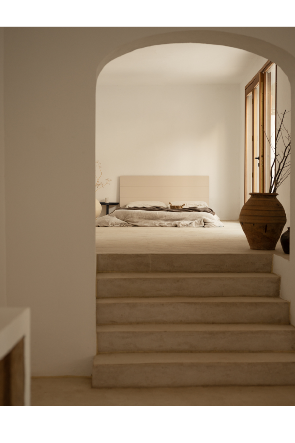 Semi-Circle Wooden Side Tables (2) | Decowood Tokyo | Oroa.com