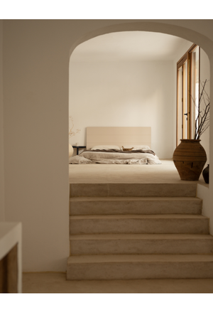 Semi-Circle Wooden Side Tables (2) | Decowood Tokyo | Oroa.com