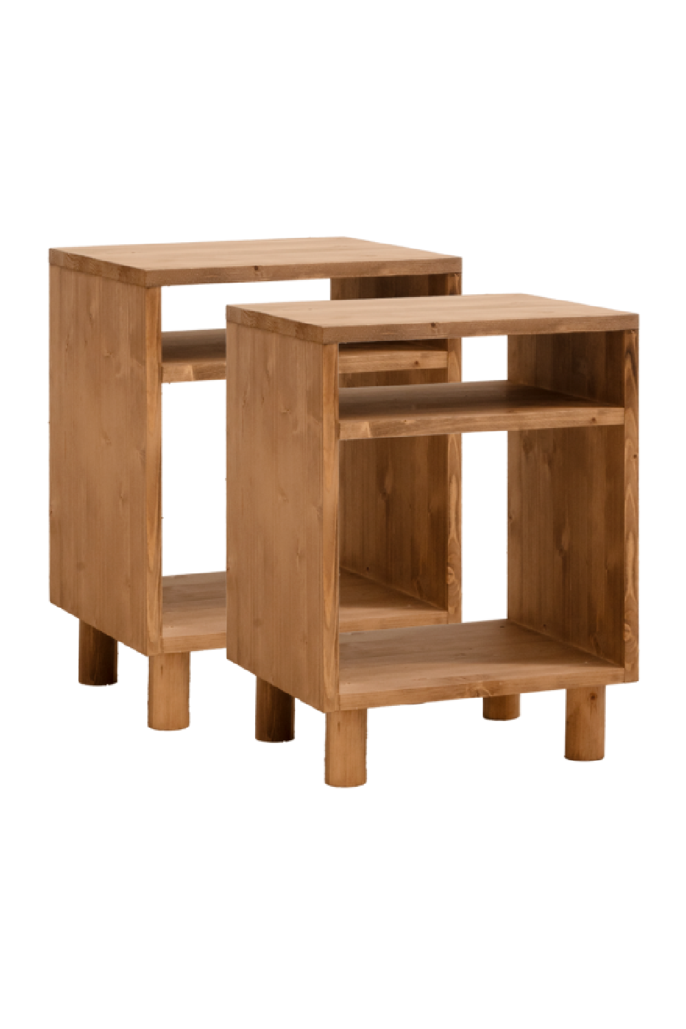 Minimalist Wooden Nightstands (2) | Decowood Hera | Oroa.com