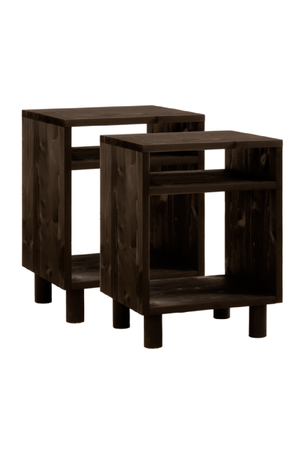 Minimalist Wooden Nightstands (2) | Decowood Hera | Oroa.com