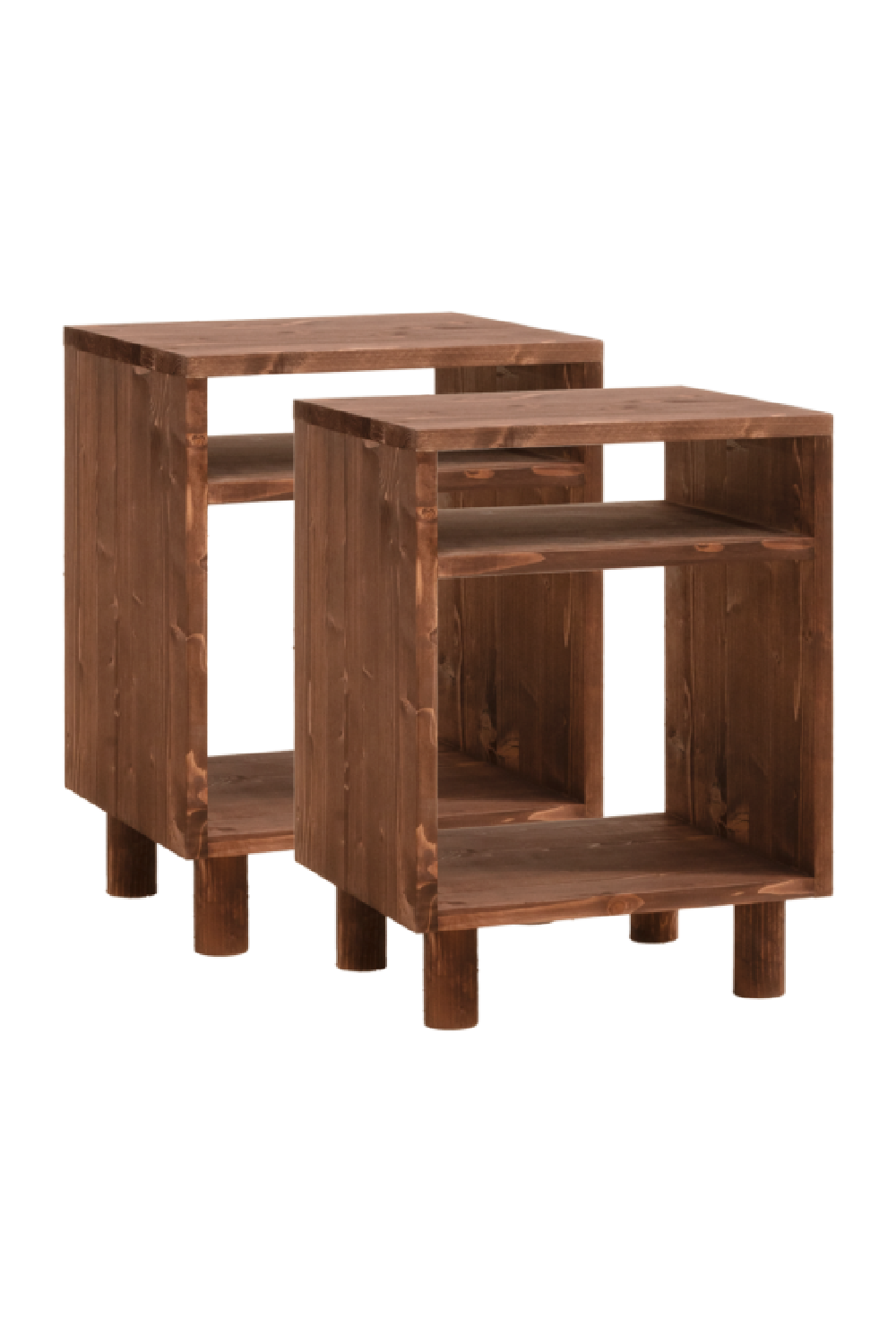 Minimalist Wooden Nightstands (2) | Decowood Hera | Oroa.com