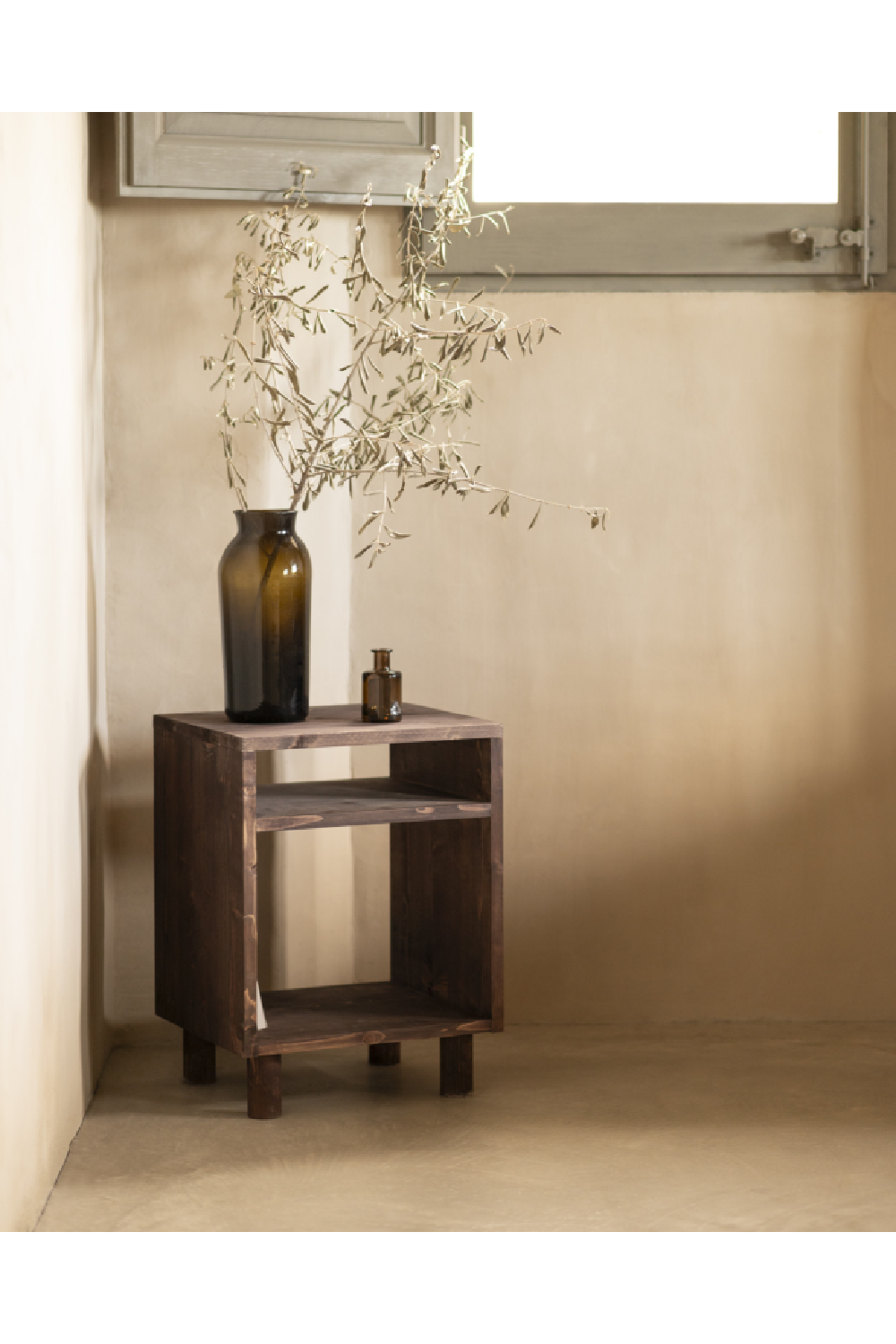 Minimalist Wooden Nightstands (2) | Decowood Hera | Oroa.com