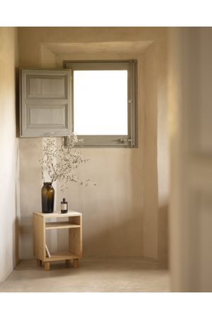 Minimalist Wooden Nightstands (2) | Decowood Hera | Oroa.com