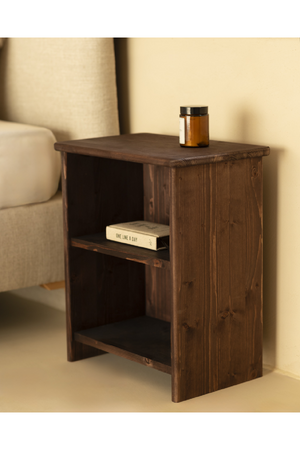 Wooden Open Compartment Nightstands (2) | Decowood Ion | Oroa.com