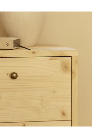 2-Drawer Wooden Nighstand Set (2) | Decowood Saura | Oroa.com