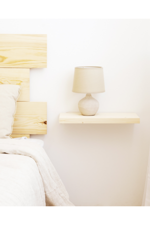 Solid Pine Floating Shelf Nightstands (2) | Decowood Hak | Oroa.com