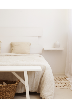 Solid Pine Floating Shelf Nightstands (2) | Decowood Hak | Oroa.com