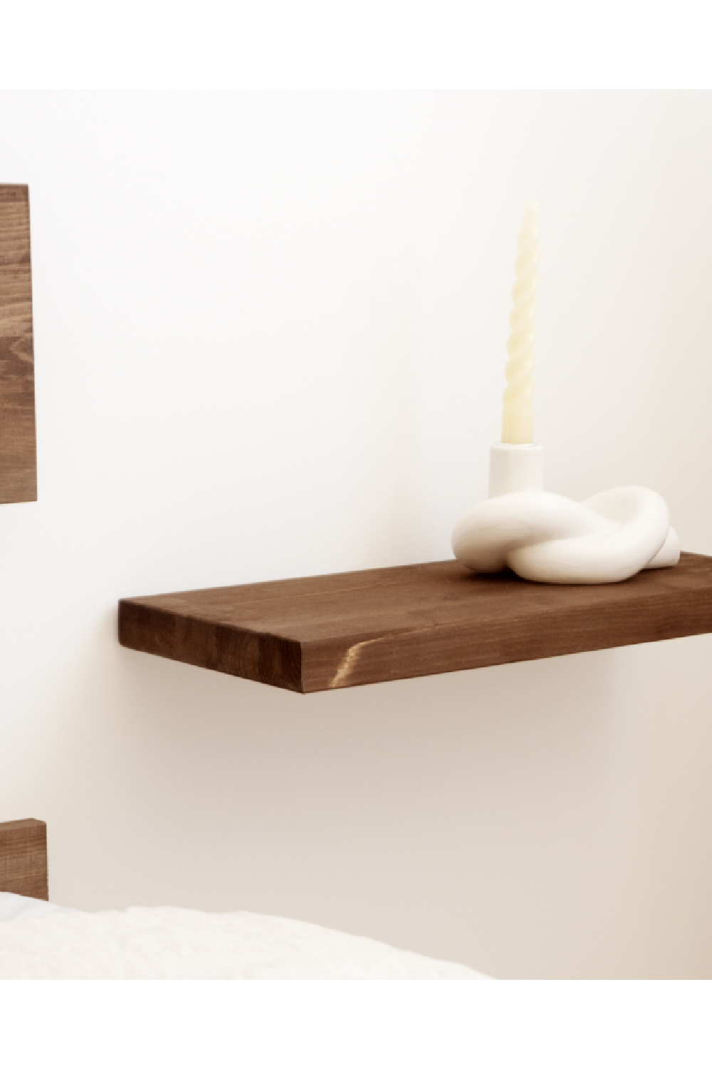 Solid Pine Floating Shelf Nightstands (2) | Decowood Hak | Oroa.com