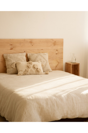 Wooden Headboard and Bedside Table | Decowood Flandes + Lina | Oroa.com