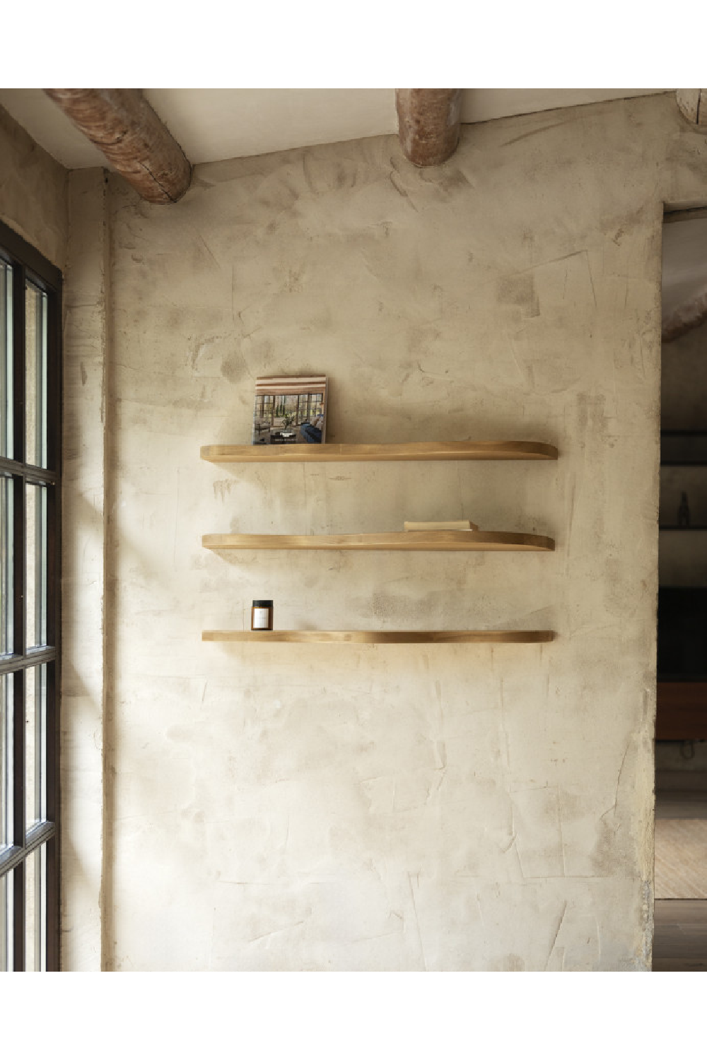 Poplar Wood Wall Shelf Set (3) | Decowood Bimba | Oroa.com