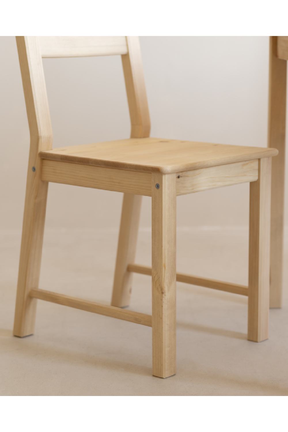 Pine Wood Dining Chair Set (4) | Decowood Lucia | Oroa.com