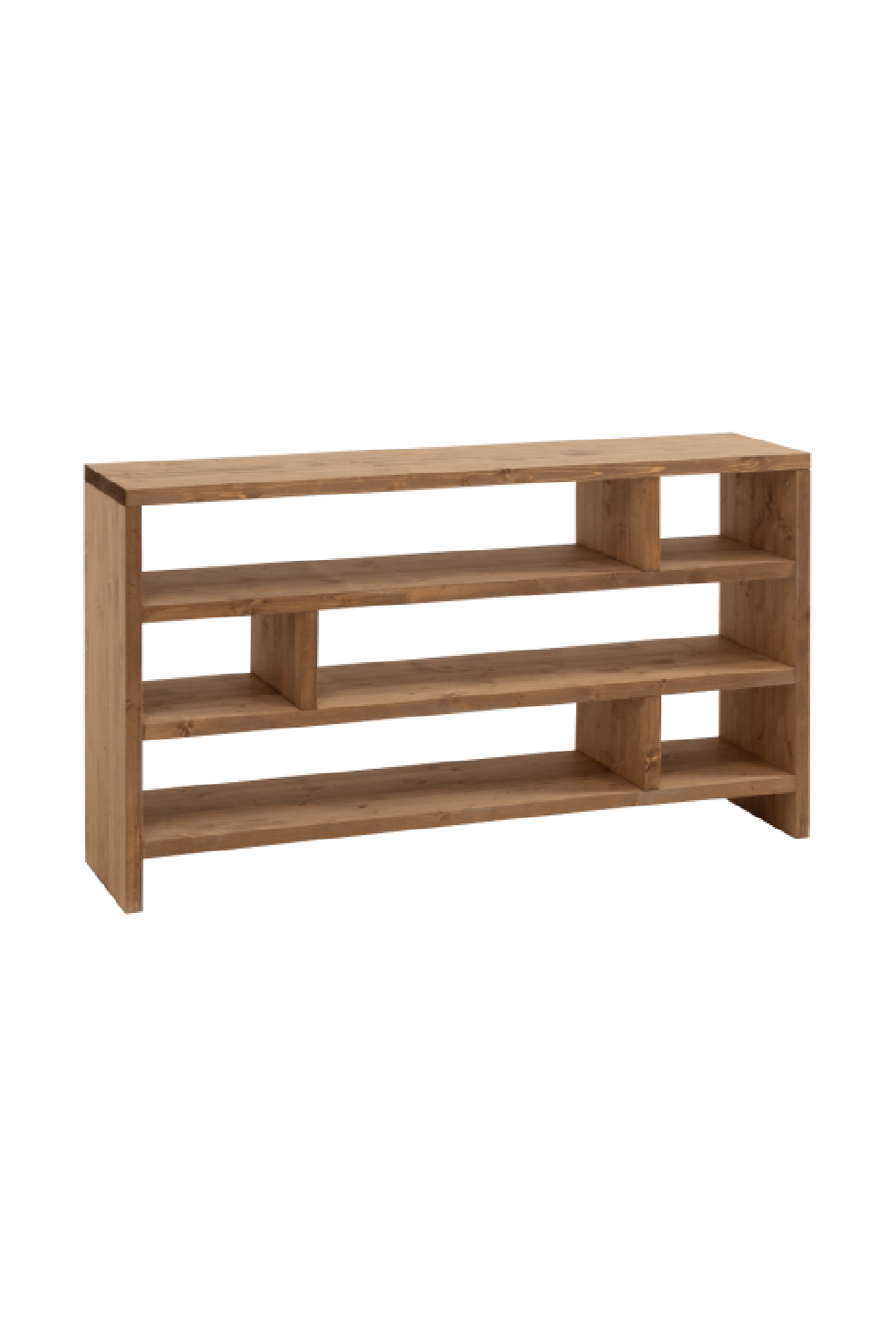Solid Wood Low Bookshelf | Decowood Rose  | OROA.com