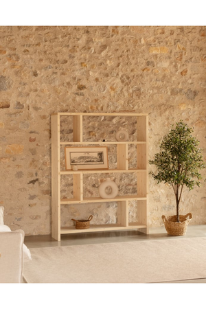 Solid Wood Bookcase | Decowood Rose | Oroa.com