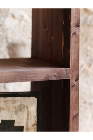 Solid Wood 4-Layer Bookcase | Decowood Rose | Oroa.com