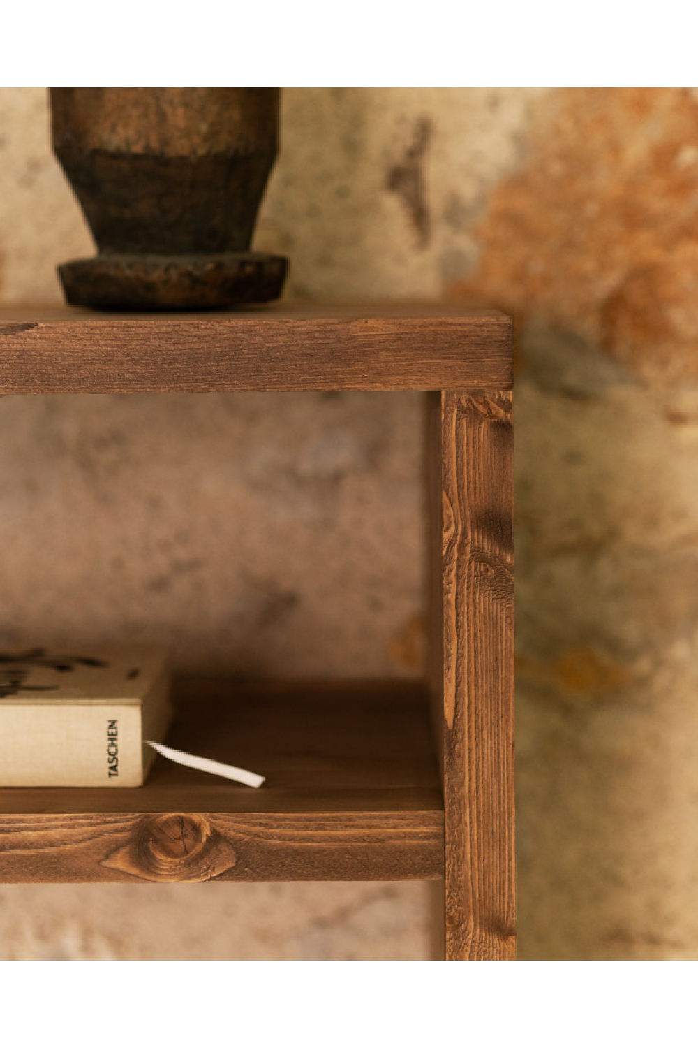 Solid Wood 3-Layer Bookcase | Decowood Rose | Oroa.com