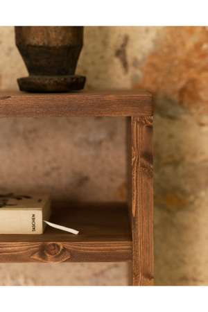 Solid Wood 3-Layer Bookcase | Decowood Rose | Oroa.com