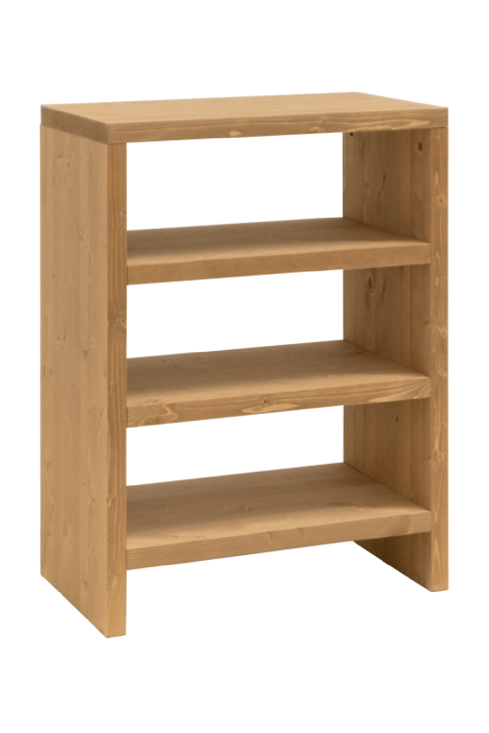 Solid Wood 3-Layer Bookcase | Decowood Rose | Oroa.com