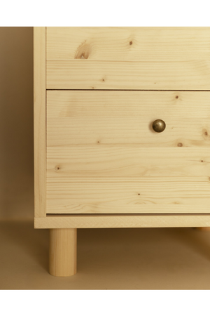 2-Drawer Wooden Bedside Table | Decowood Saura | OROA.com