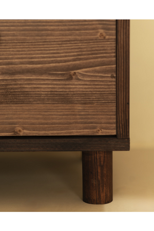 2-Drawer Wooden Bedside Table | Decowood Saura | OROA.com