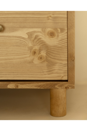 2-Drawer Wooden Bedside Table | Decowood Saura | OROA.com