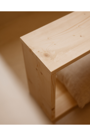 Varnished Wood Bookshelf | Decowood Saura | Oroa.com