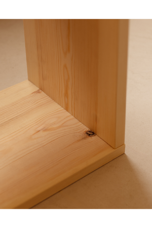 Varnished Wood Bookshelf | Decowood Saura | Oroa.com