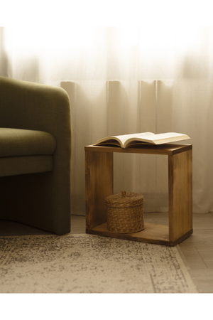 Varnished Wood Bookshelf | Decowood Saura | Oroa.com