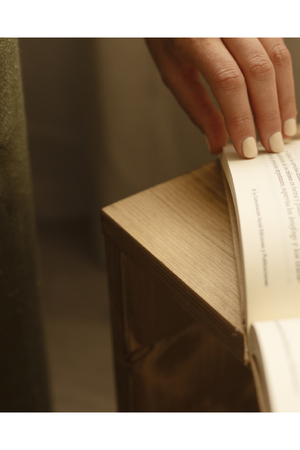 Varnished Wood Bookshelf | Decowood Saura | Oroa.com