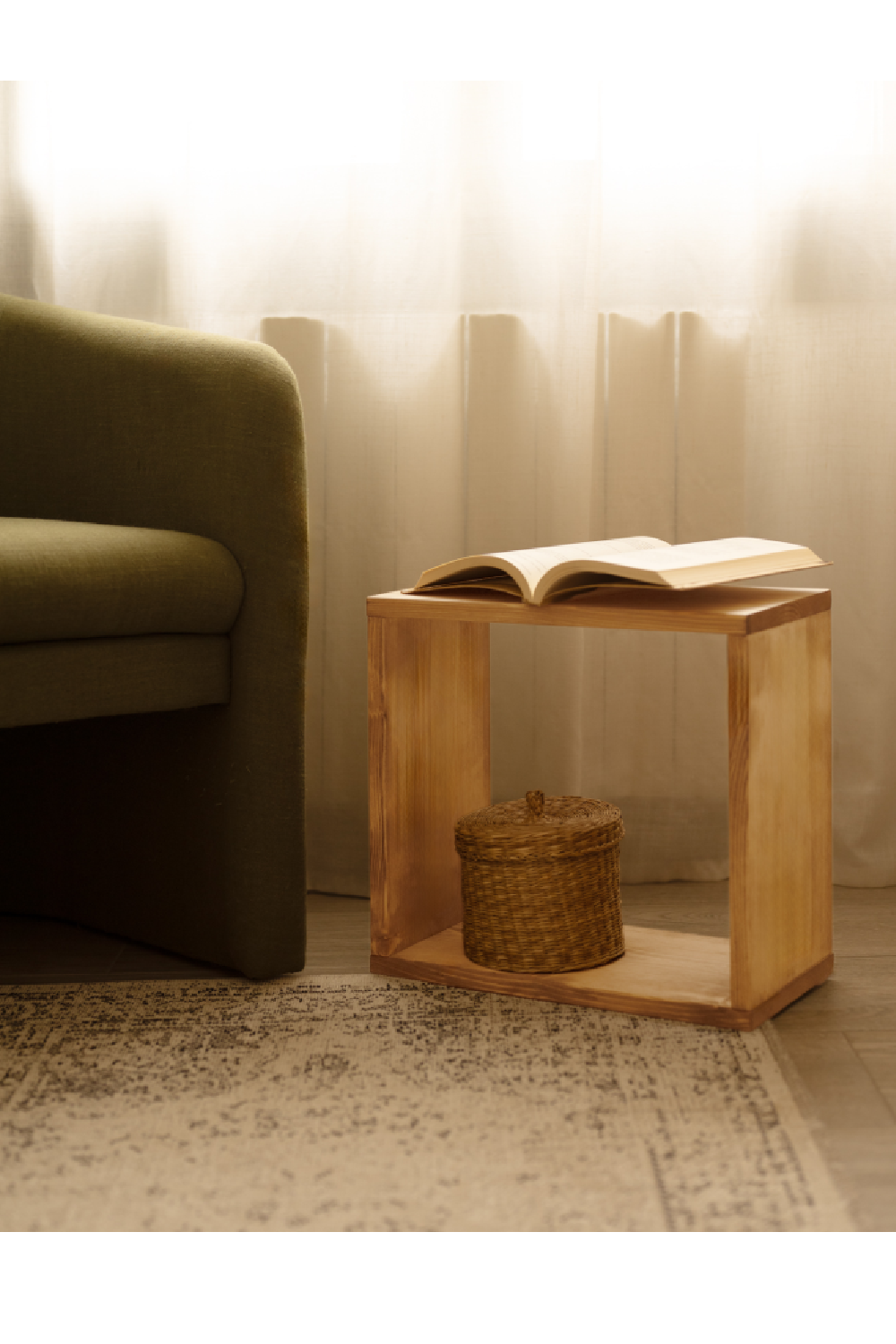 Varnished Wood Bookshelf | Decowood Saura | Oroa.com