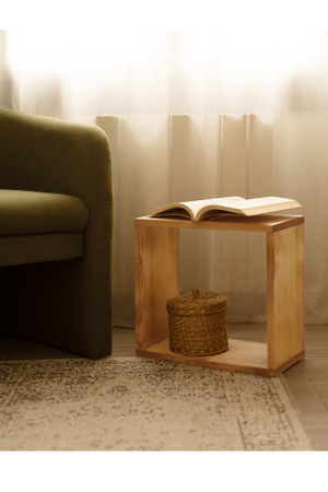 Varnished Wood Bookshelf | Decowood Saura | Oroa.com