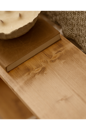 Varnished Wood Bookshelf | Decowood Saura | Oroa.com