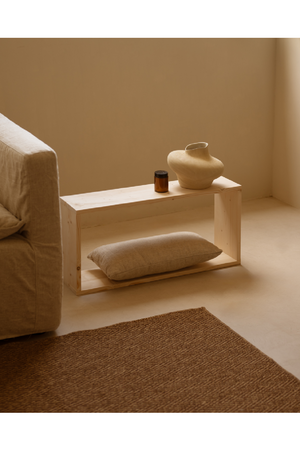 Minimalist Wooden Side Shelf | Decowood Saura | OROA.com