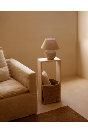 Minimalist Wooden Side Shelf | Decowood Saura | OROA.com