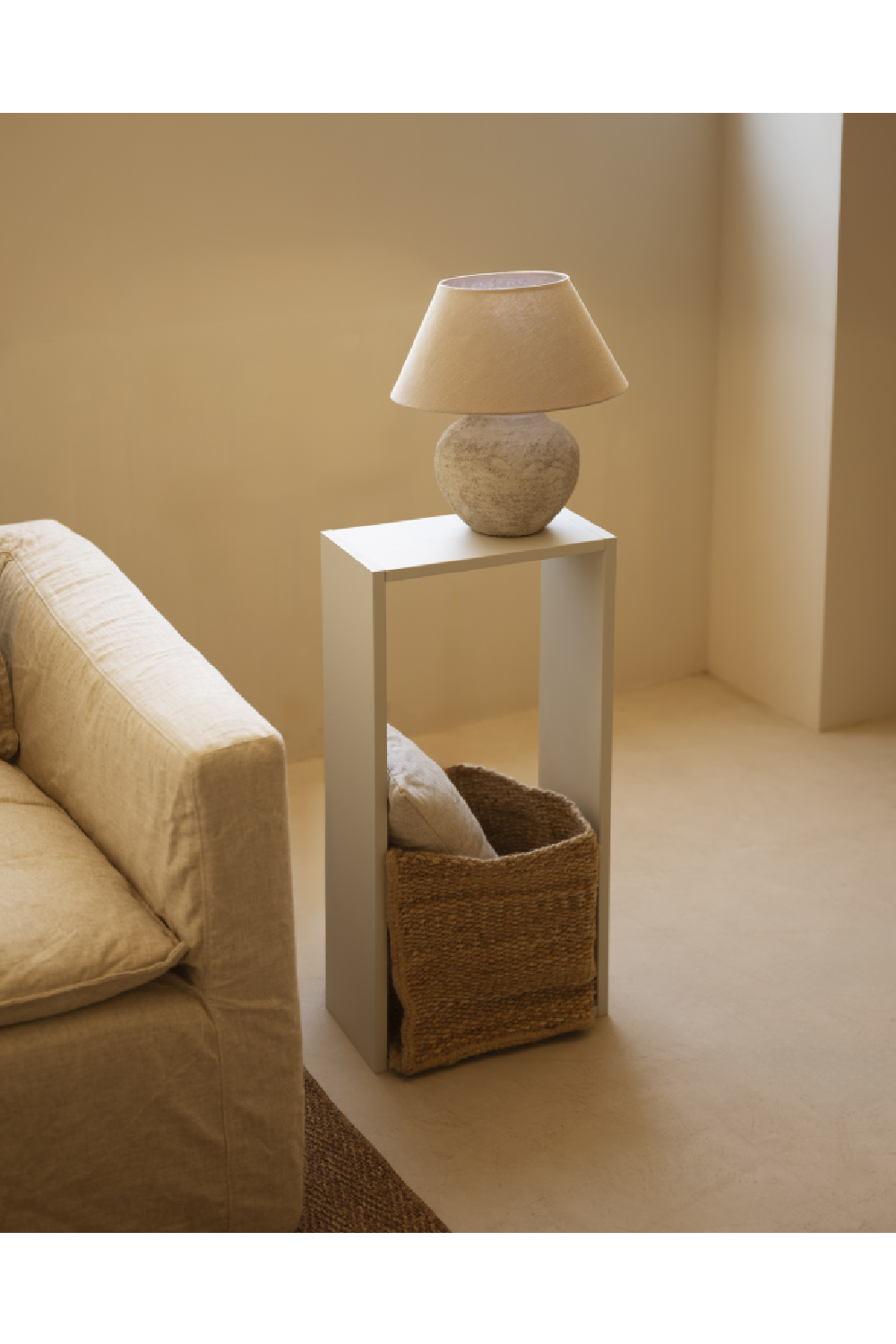 Minimalist Wooden Side Shelf | Decowood Saura | OROA.com