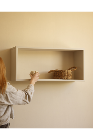 Minimalist Wooden Side Shelf | Decowood Saura | OROA.com