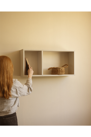 Minimalist Wooden Side Shelf | Decowood Saura | OROA.com