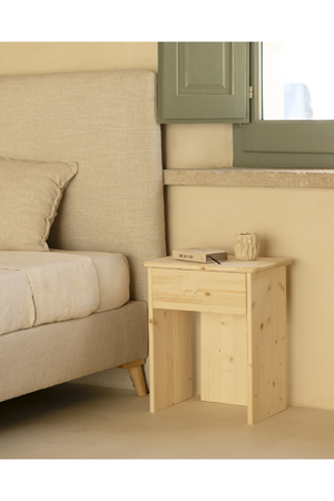 Minimalist 1-Drawer Nightstand | Decowood Sigrid | Oroa.com