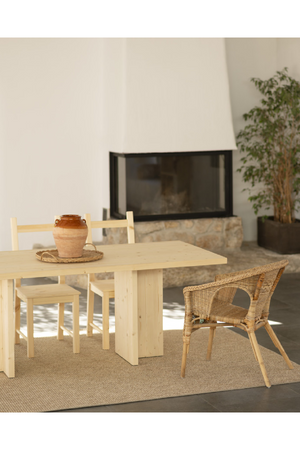 Rectangular Solid Wood Dining Table | Decowood Tena | Oroa.com