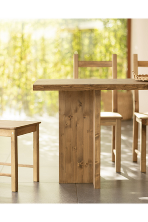 Rectangular Solid Wood Dining Table | Decowood Tena | Oroa.com