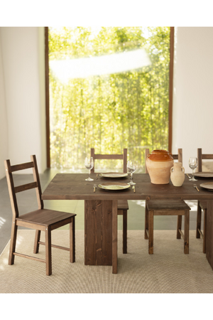 Rectangular Solid Wood Dining Table | Decowood Tena | Oroa.com