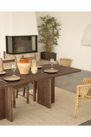 Rectangular Solid Wood Dining Table | Decowood Tena | Oroa.com