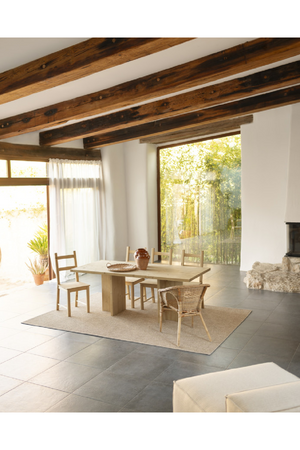 Rectangular Solid Wood Dining Table | Decowood Tena | Oroa.com