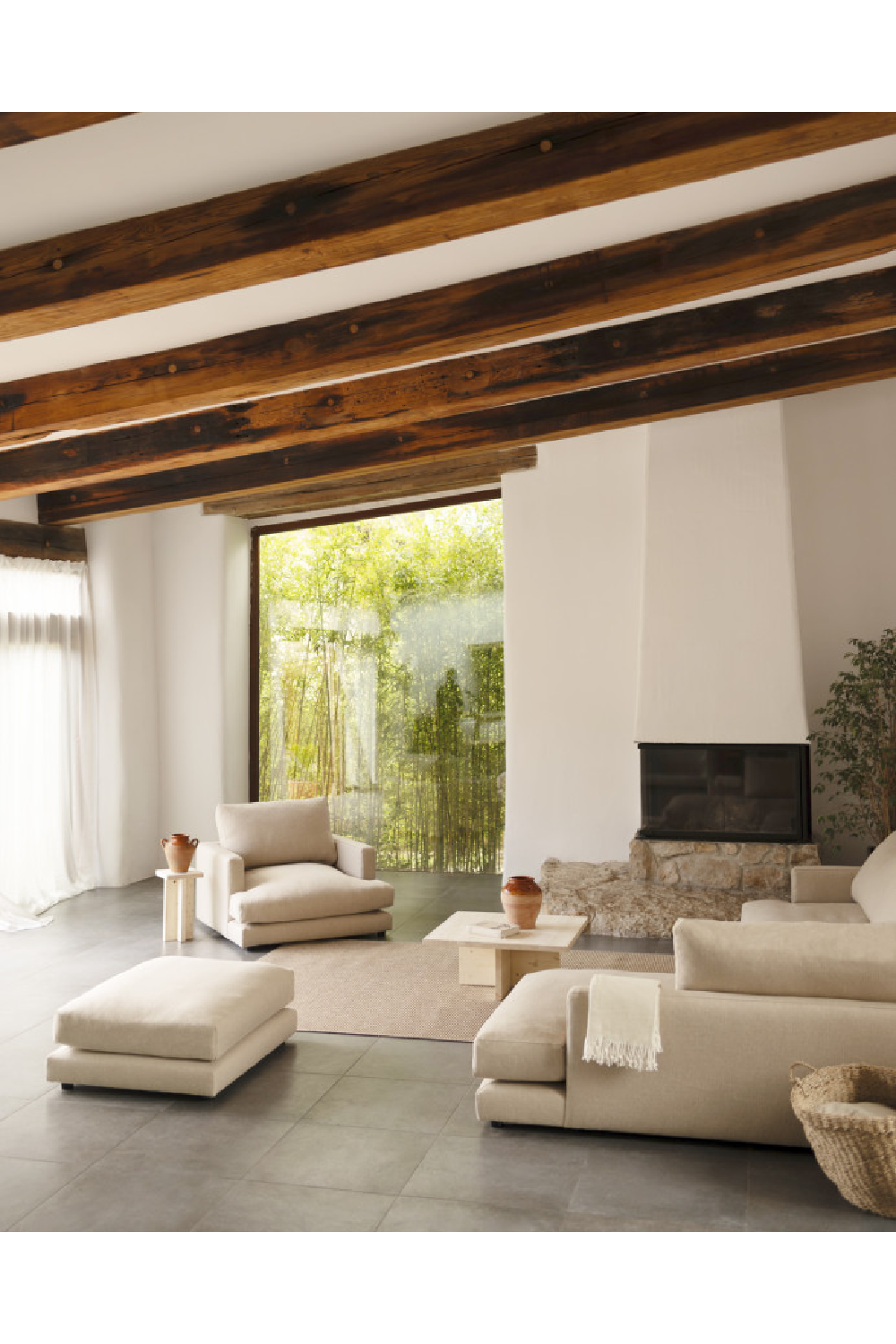 Square Solid Wood Side Table | Decowood Tena | Oroa.com